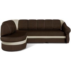 Диван угловой Eltap Benano Sawana 16/Soft 33 Left (Brown/Cream)