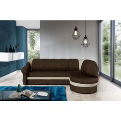 Canapea de colt Eltap Benano Sawana 16/Soft 33 Right (Brown/Cream) Thumb