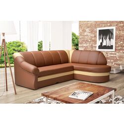Canapea de colt Eltap Benano Soft 15/Soft 18 Right (Brown/Cream) Thumb