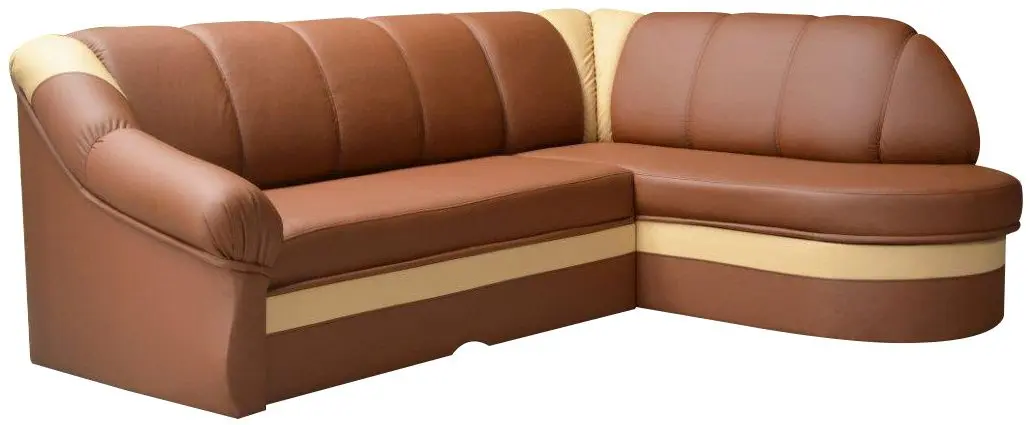 Canapea de colt Eltap Benano Soft 15/Soft 18 Right (Brown/Cream)