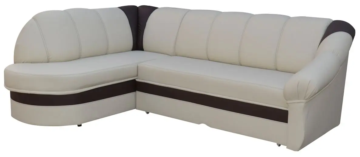 Canapea de colt Eltap Benano Soft 33/Soft 66 Left (Cream/Brown)