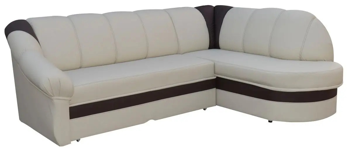 Canapea de colt Eltap Benano Soft 33/Soft 66 Right (Cream/Brown)