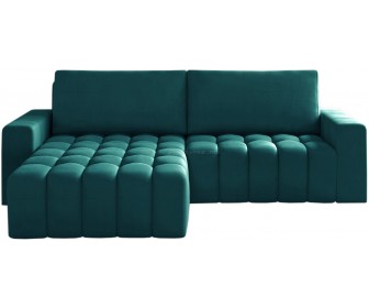 Диван угловой Eltap Bonett Matt Velvet 75 Left (Turquoise Dark)