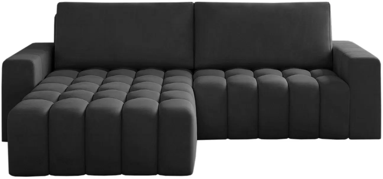 Диван угловой Eltap Bonett Monolith 97 Left (Dark Graphite)