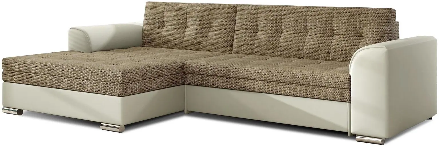 Canapea de colt Eltap Conforti Berlin 03/Soft 33 Left (Beige/Cream)