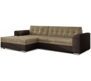 Canapea de colt Eltap Conforti Berlin 03/Soft 66 Left (Beige/Brown Dark)