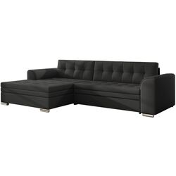 Canapea de colt Eltap Conforti Soft 11 Left (Black)