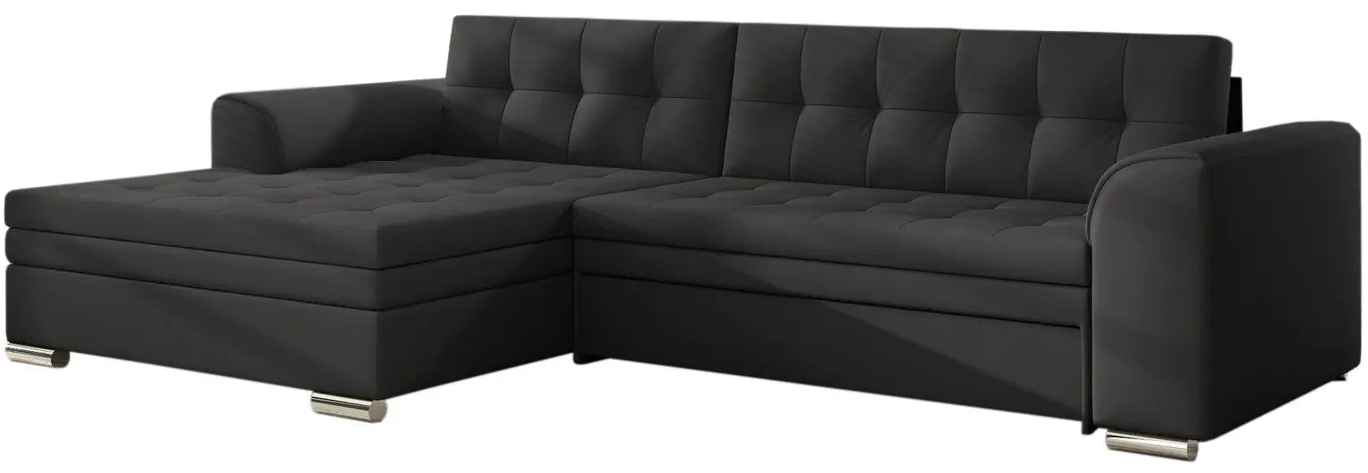 Canapea de colt Eltap Conforti Soft 11 Left (Black)