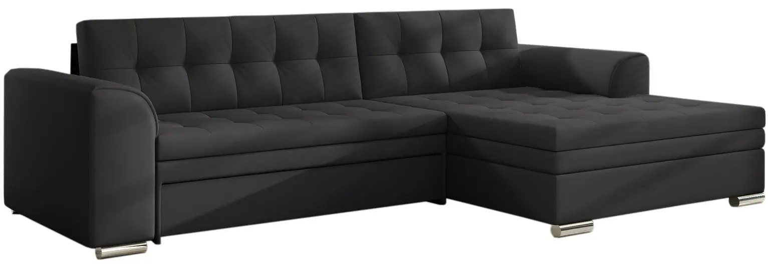 Canapea de colt Eltap Conforti Soft 11 Right (Black)