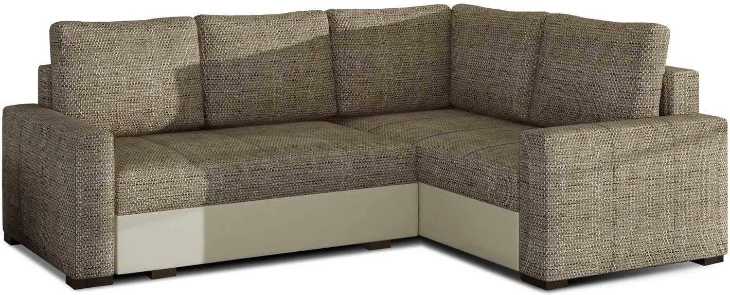 Canapea de colt Eltap Corona Berlin 03/Soft 33 Right (Beige/Cream)