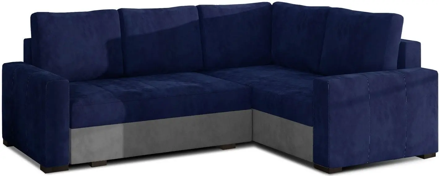 Canapea de colt Eltap Corona Kronos 09/Paros 05 Right (Blue/Gray Light)