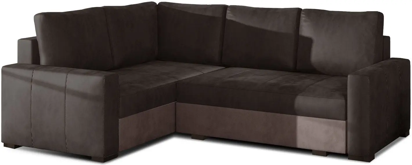 Canapea de colt Eltap Corona Monolith 29/Monolith 09 Left (Brown Dark/Brown Light)