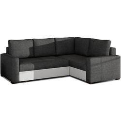 Canapea de colt Eltap Corona Sawana 05/Soft 17 Right (Gray Dark/White)