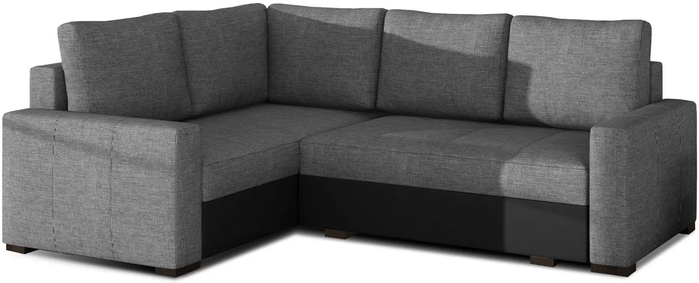 Canapea de colt Eltap Corona Sawana 21/Soft 11 Left (Gray/Black)