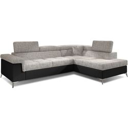 Canapea de colt Eltap Eridano Berlin 01/Soft 11 Right (Gray/Black)