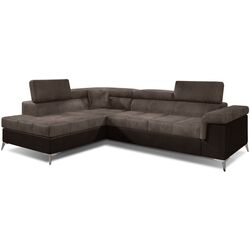 Canapea de colt Eltap Eridano Monolith 09/Monolith 29 Left (Brown Light/Brown Dark)