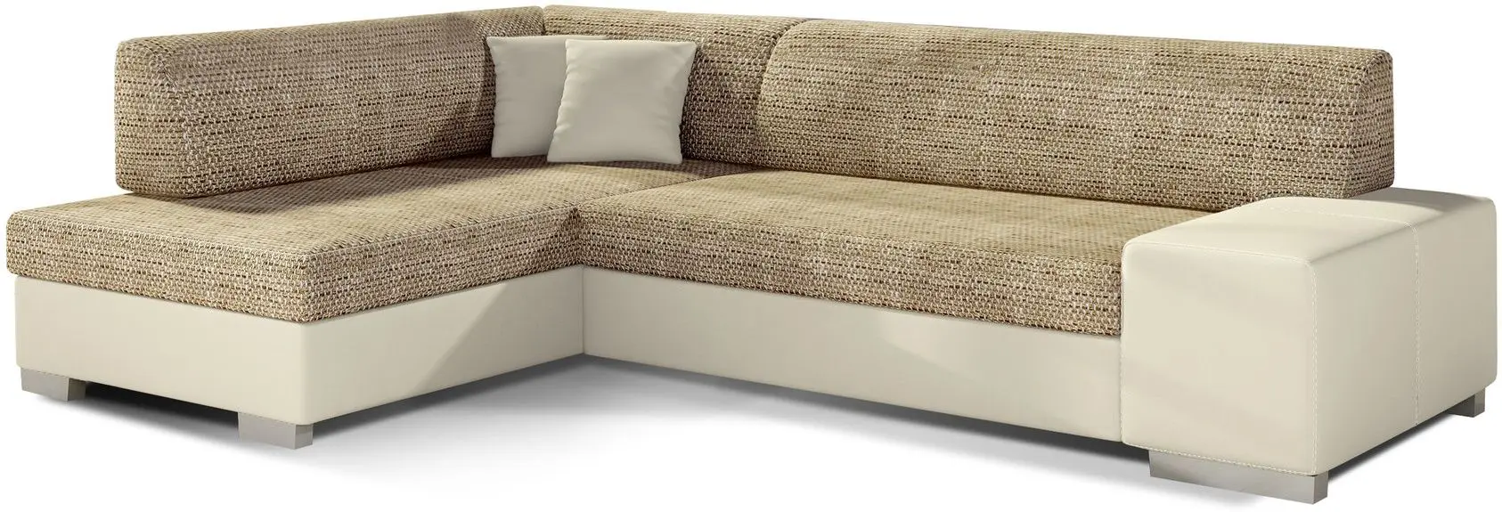 Canapea de colt Eltap Fabio Berlin 03/Soft 33 Left (Beige/Cream)