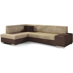 Canapea de colt Eltap Fabio Berlin 03/Soft 66 Left (Beige/Brown)