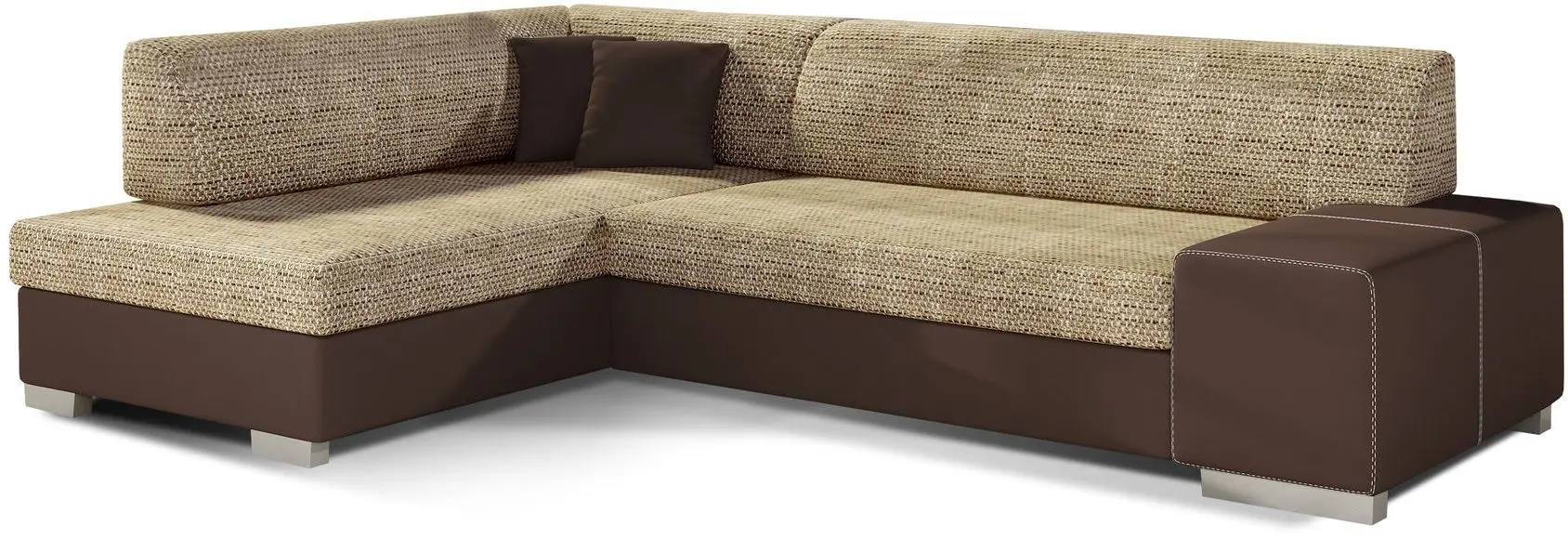 Canapea de colt Eltap Fabio Berlin 03/Soft 66 Left (Beige/Brown)