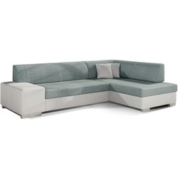 Canapea de colt Eltap Fabio Cover 70/Soft 17 Right (Blue-Gray/White)