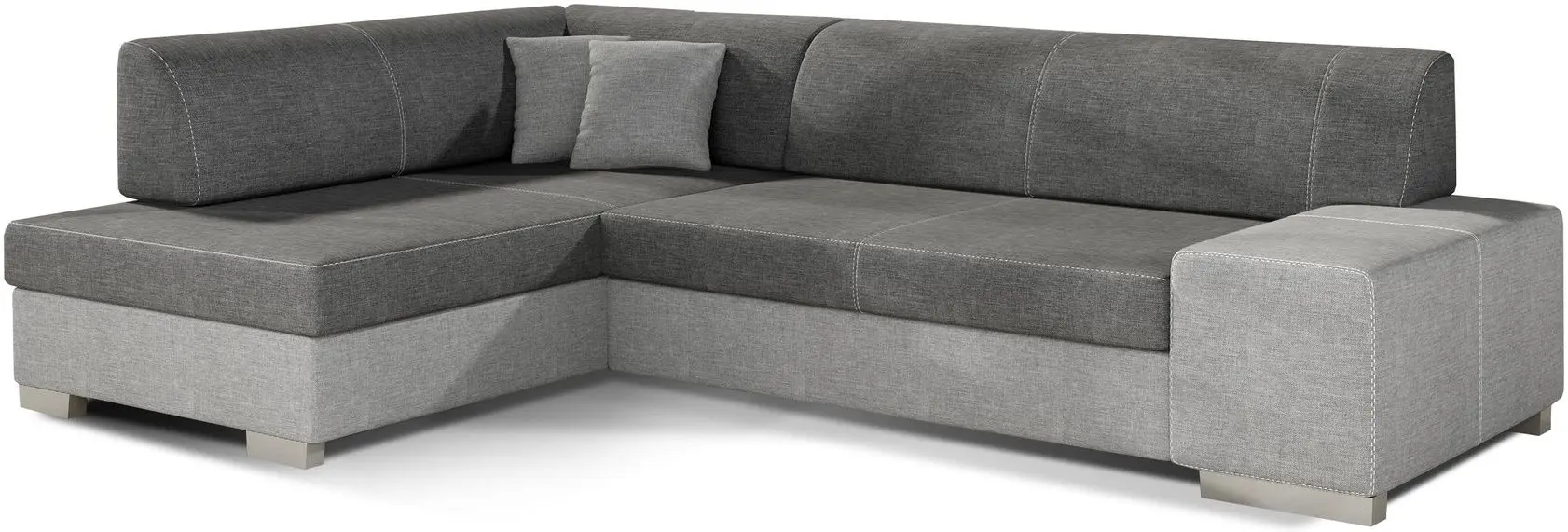 Диван угловой Eltap Fabio Sawana 05/Sawana 21 Left (Gray Dark/Gray)