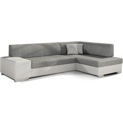 Canapea de colt Eltap Fabio Sawana 05/Soft 17 Right (Gray Dark/White)