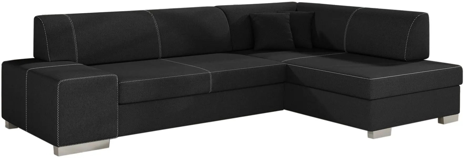 Canapea de colt Eltap Fabio Sawana 14 Right (Black)