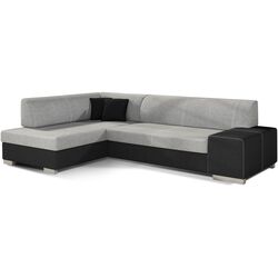 Canapea de colt Eltap Fabio Sawana 21/Sawana 14 Left (Gray/Black)