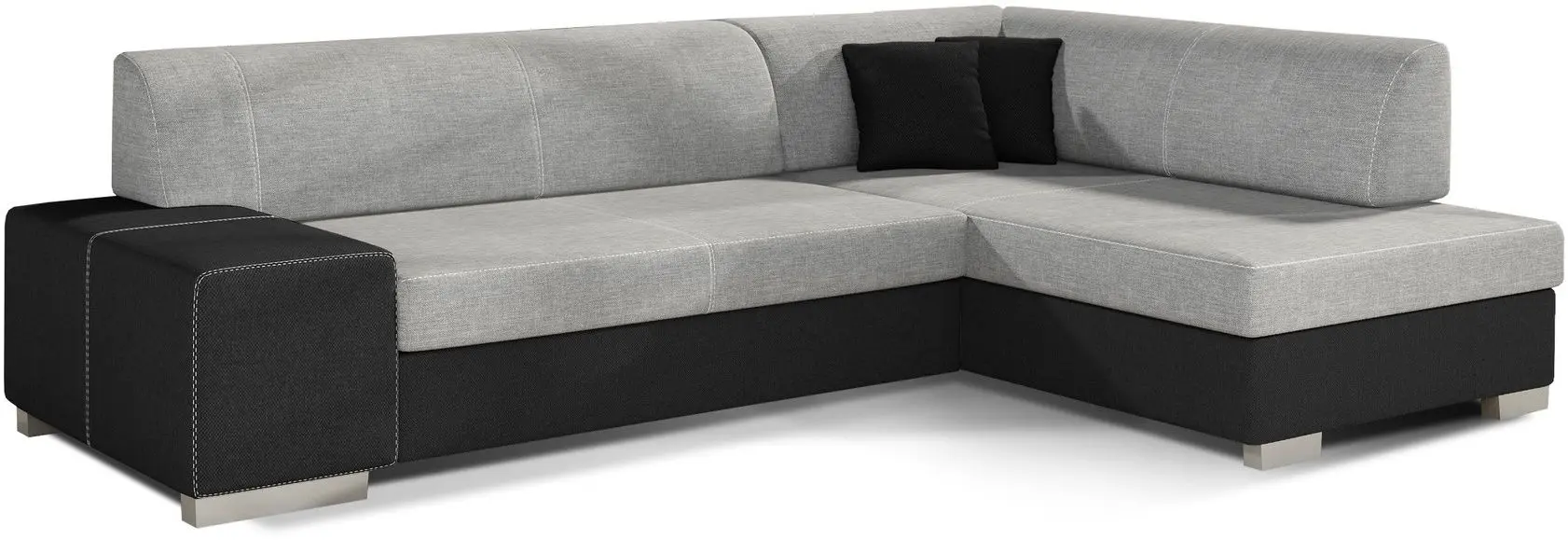 Canapea de colt Eltap Fabio Sawana 21/Sawana 14 Right (Gray/Black)