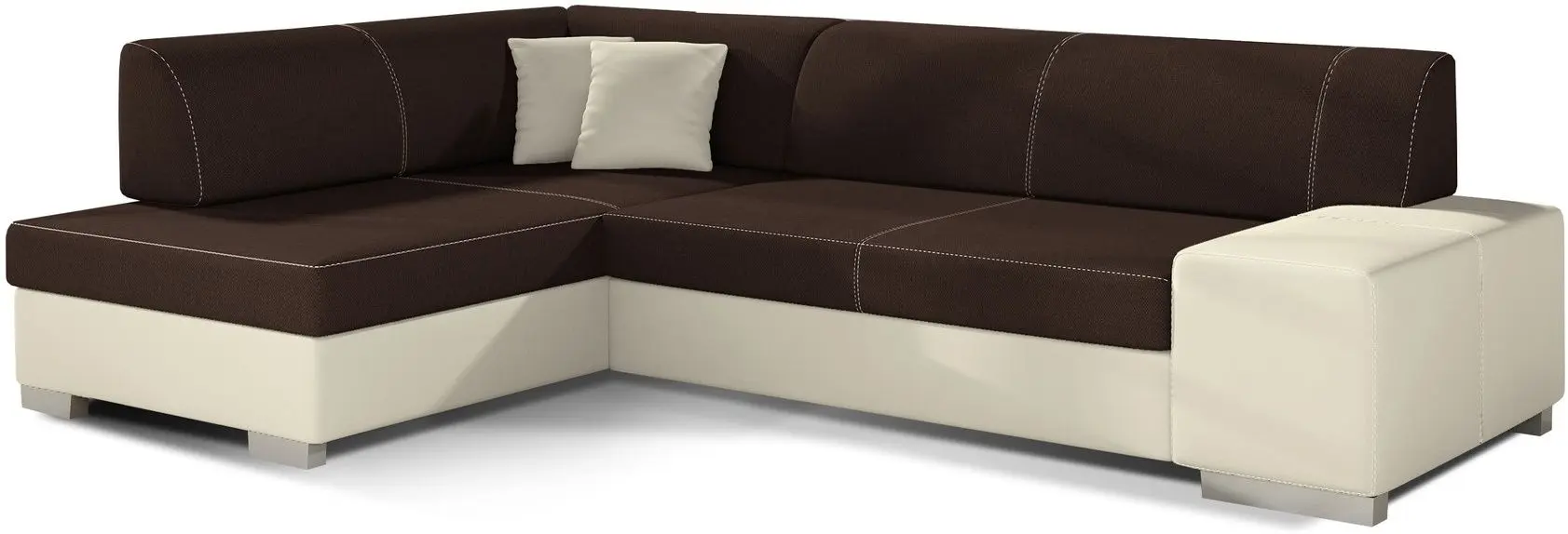 Canapea de colt Eltap Fabio Sawana 26/Soft 33 Left (Brown/Cream)