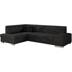 Canapea de colt Eltap Fabio Soft 11 Left (Black)