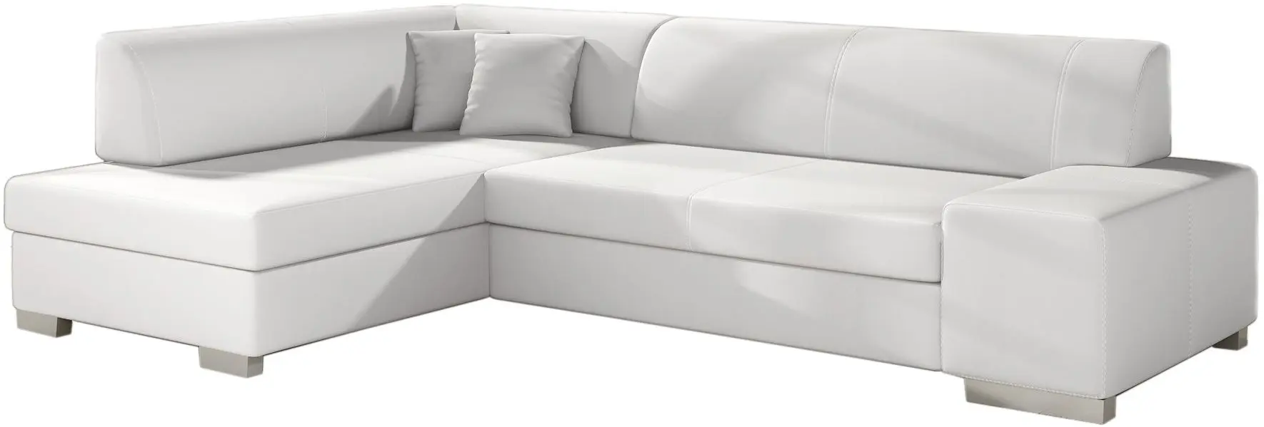 Canapea de colt Eltap Fabio Soft 17 Left (White)