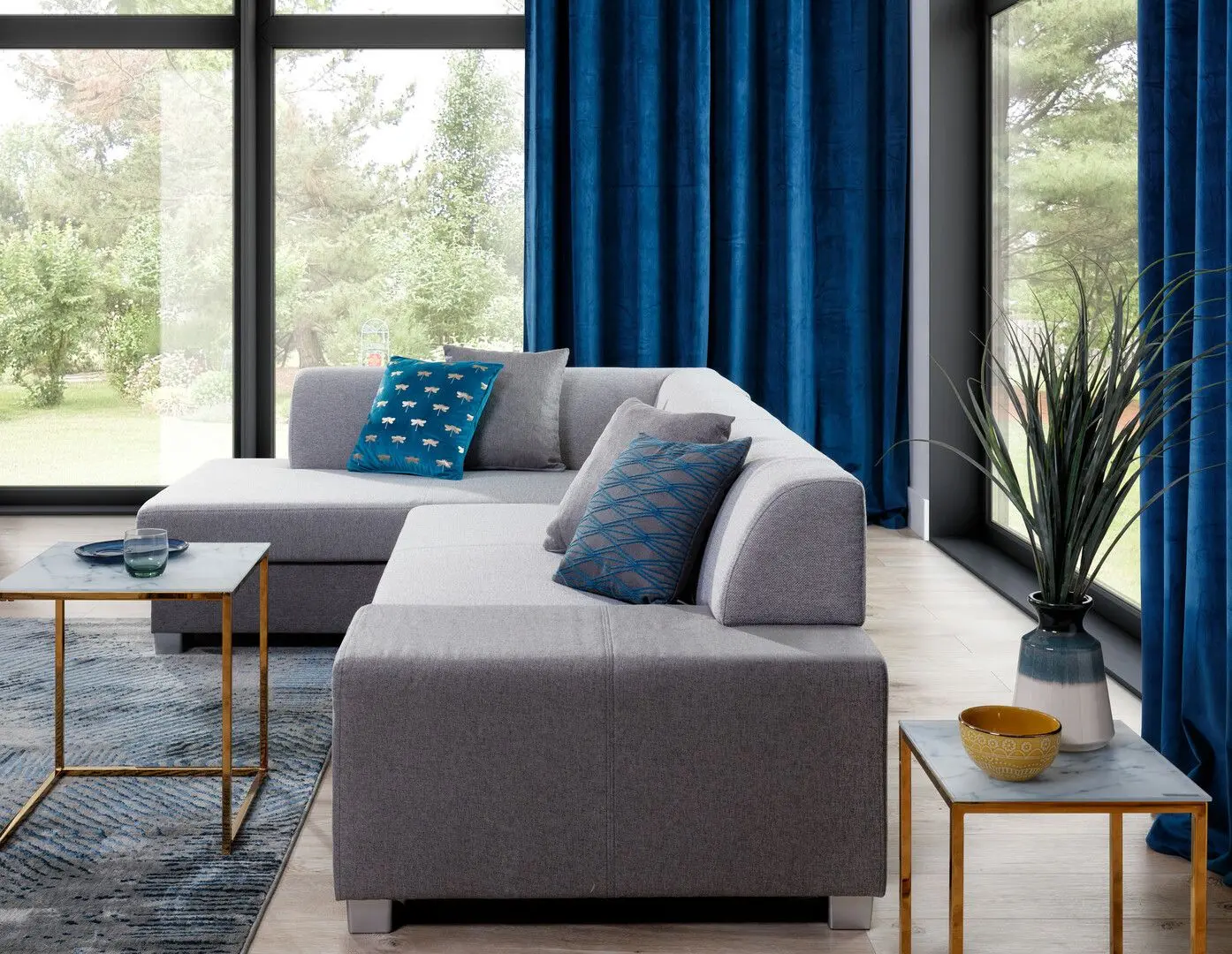 Canapea de colt Eltap Fabio Soft 17 Right (White)