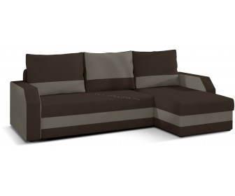 Canapea de colt Eltap Giulio Alova 48/Alova 10 (Brown Dark/Gray)