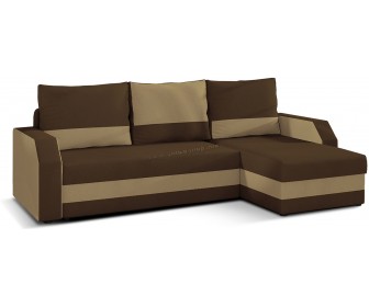 Canapea de colt Eltap Giulio Alova 68/Alova 66 (Brown/Beige Dark)