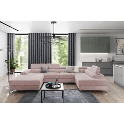 Canapea in forma de U Eltap Lacante Gojo 101 Right (Powdery Pink) Thumb