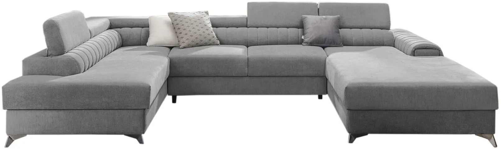 Canapea in forma de U Eltap Lacante Gojo 4 Left (Gray)