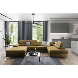 Canapea in forma de U Eltap Lacante Gojo 45 Left (Mustard) Thumb