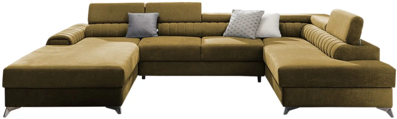 Canapea in forma de U Eltap Lacante Gojo 45 Right (Mustard)