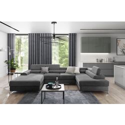 Диван П-образный Eltap Lacante Gojo 5 Right (Gray Dark) Thumb