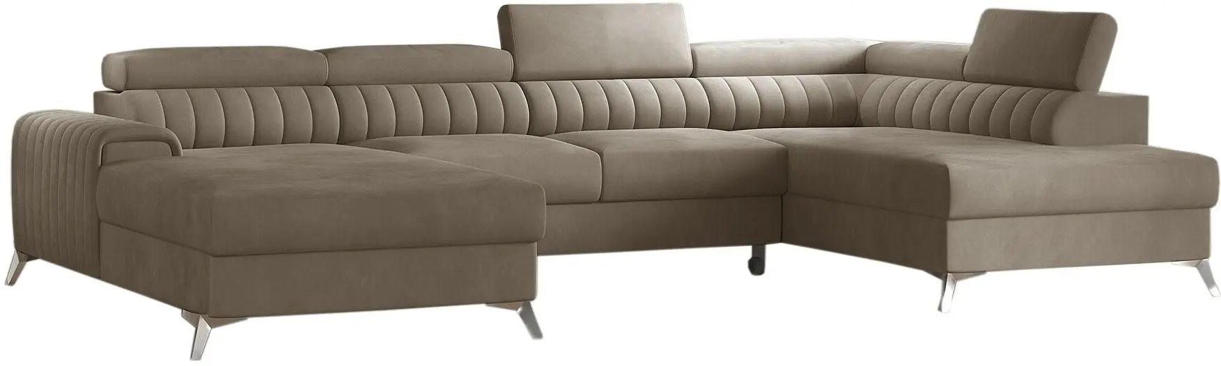 Canapea in forma de U Eltap Lacante Nube 20 Right (Bronze-Gray)