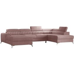 Canapea in forma de U Eltap Lacante Nube 24 Right (Antique Pink)