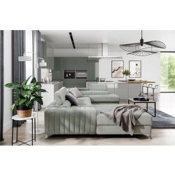 Canapea in forma de U Eltap Lacante Savoi 100 Left (Blue-Gray) Thumb