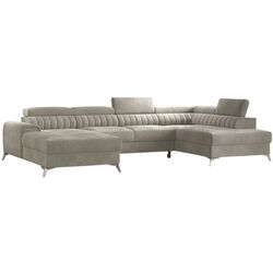Canapea in forma de U Eltap Lacante Sola 18 Right (Gray-Beige)