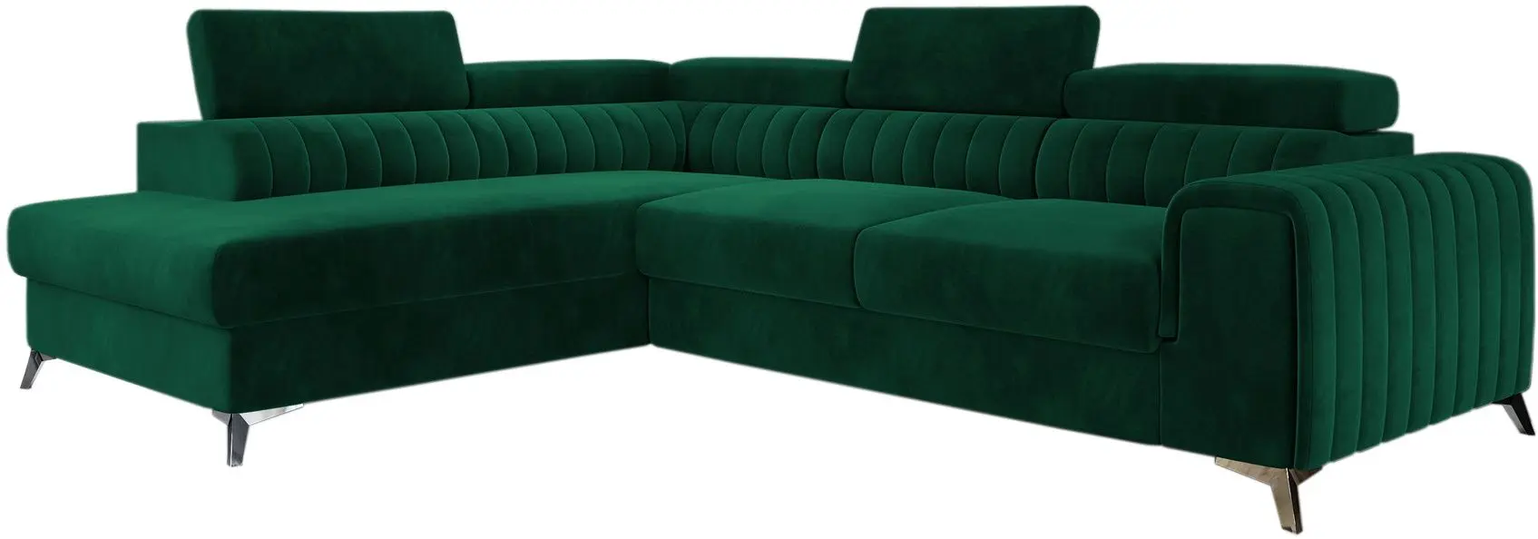 Canapea de colt Eltap Laurence Kronos 19 Left (Green)