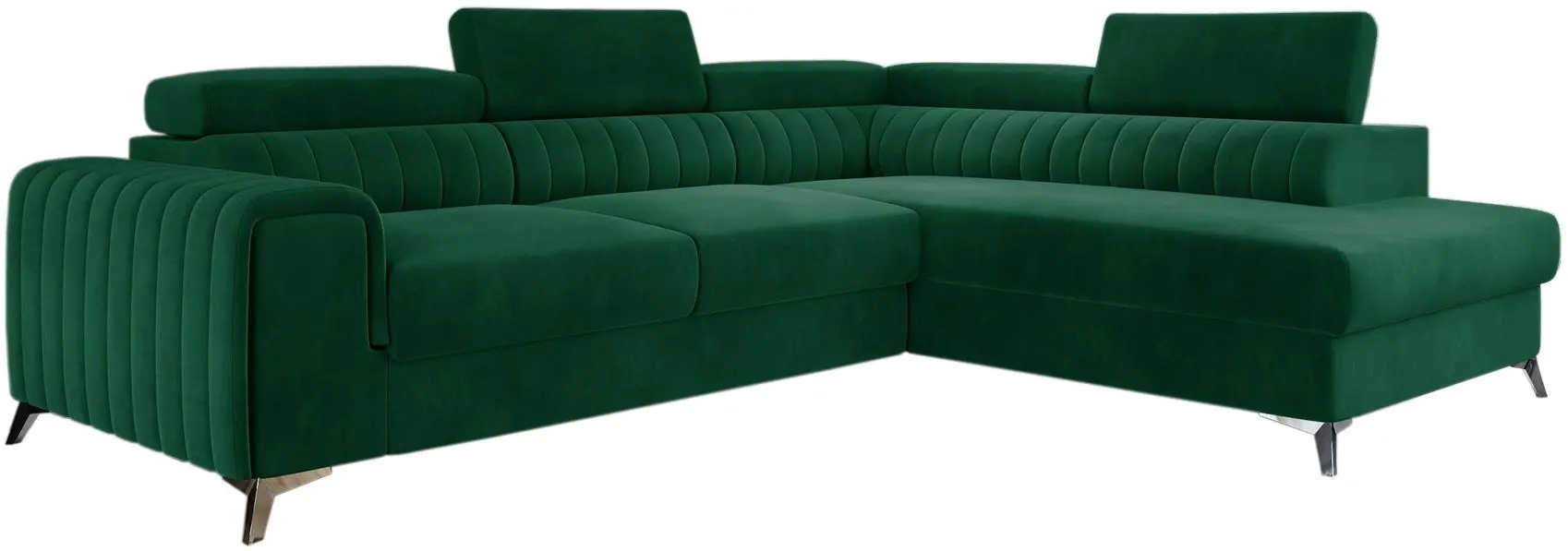 Canapea de colt Eltap Laurence Monolith 37 Right (Emerald)