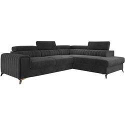 Диван угловой Eltap Laurence Monolith 97 Right (Dark Graphite)