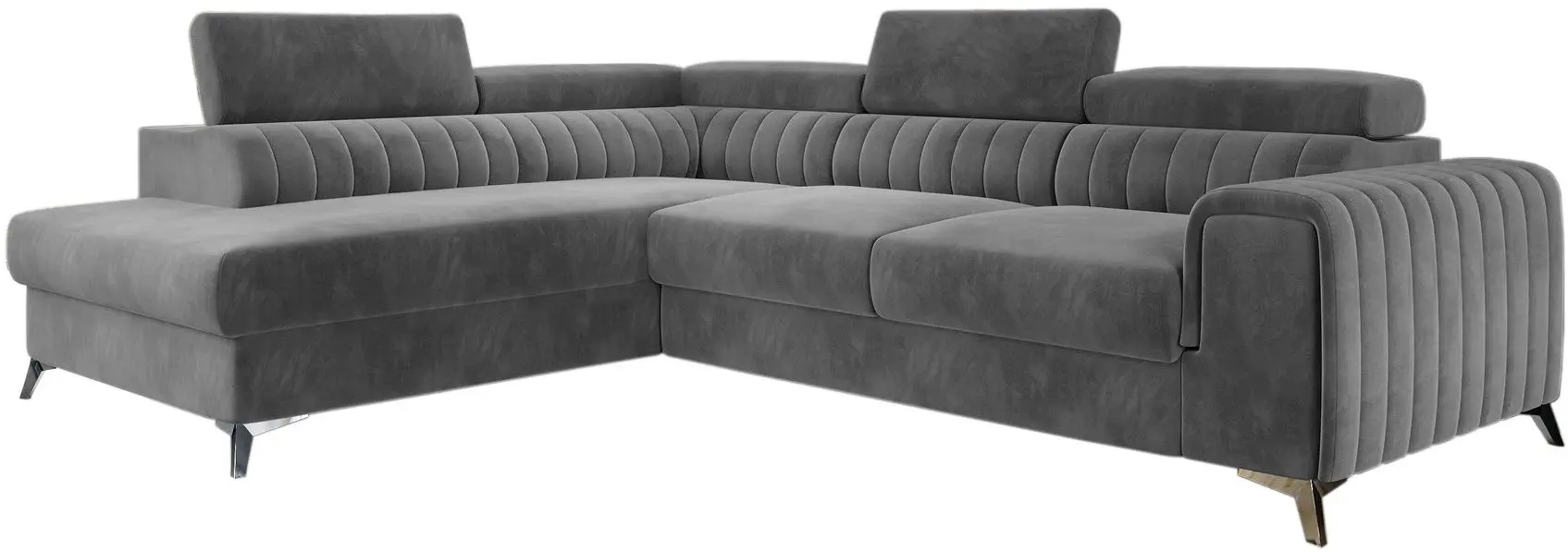 Canapea de colt Eltap Laurence Paros 06 Left (Graphite)