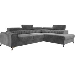 Canapea de colt Eltap Laurence Paros 06 Right (Graphite)