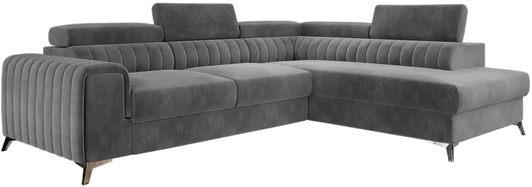 Canapea de colt Eltap Laurence Paros 06 Right (Graphite)